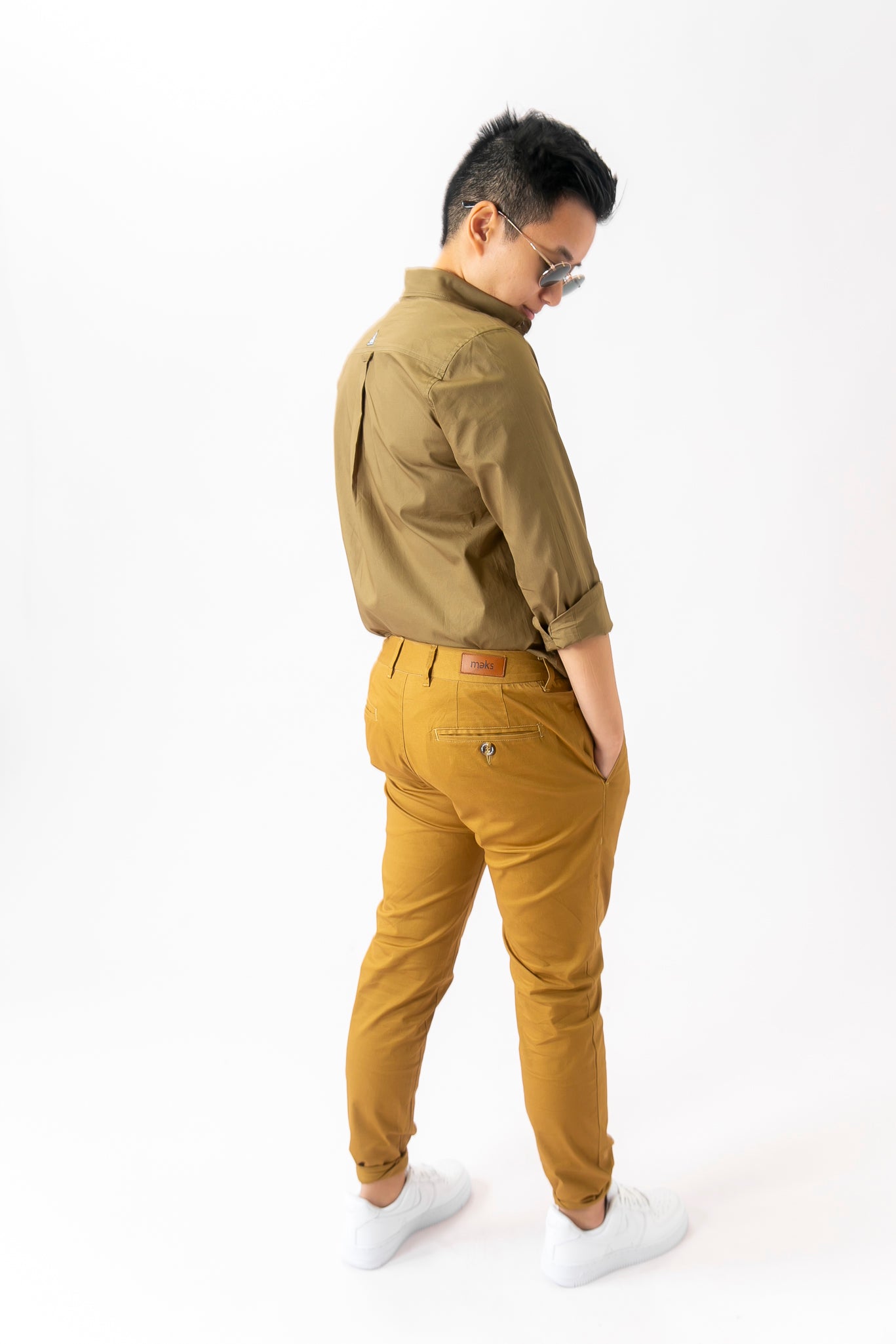 or credits – exchanges - No items Meks Signature on sale Chinos Tan