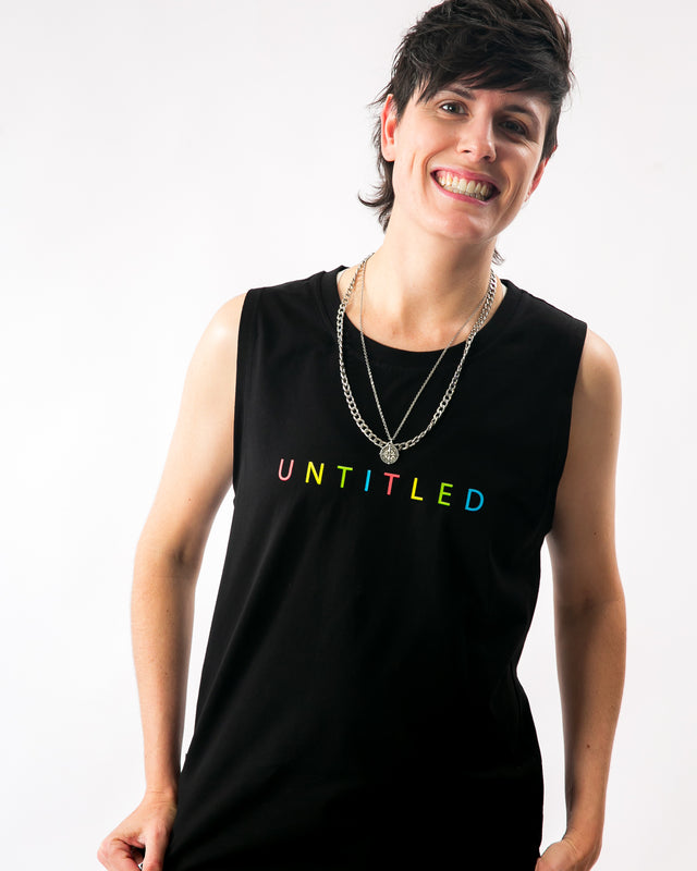 Black Untitled Muscle Tank - No credits or exchanges on sale items