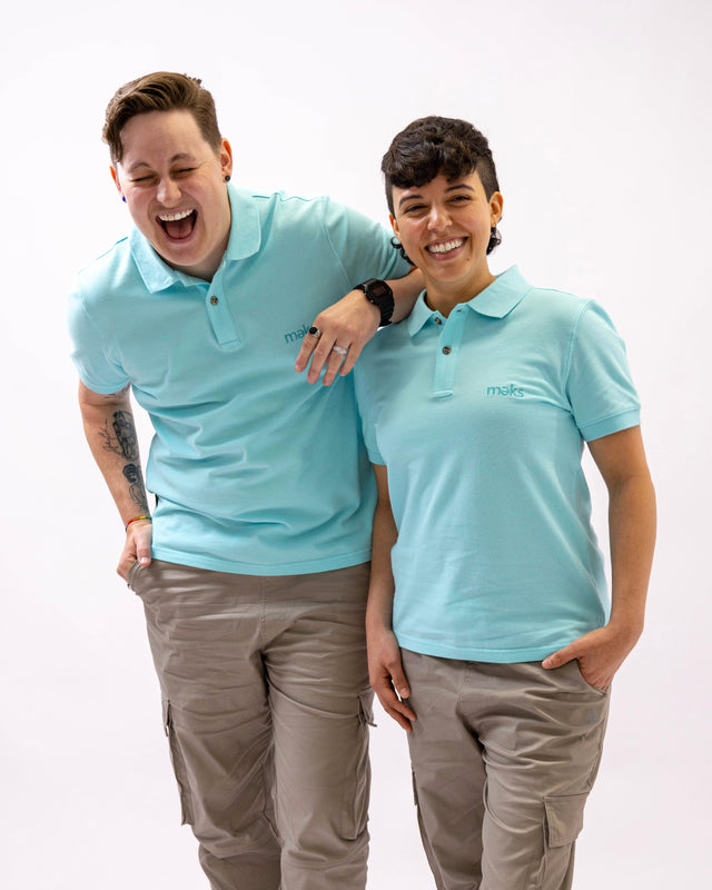 Turquoise Polo Shirt - No credits or exchanges on sale items